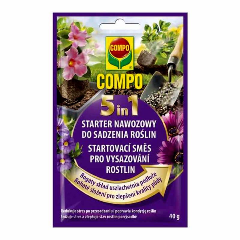 Starter Nawozowy do sadzenia i przesadzania roślin 5w1 Compo