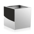 Polnix Stalowa Donica Cube - Mirror