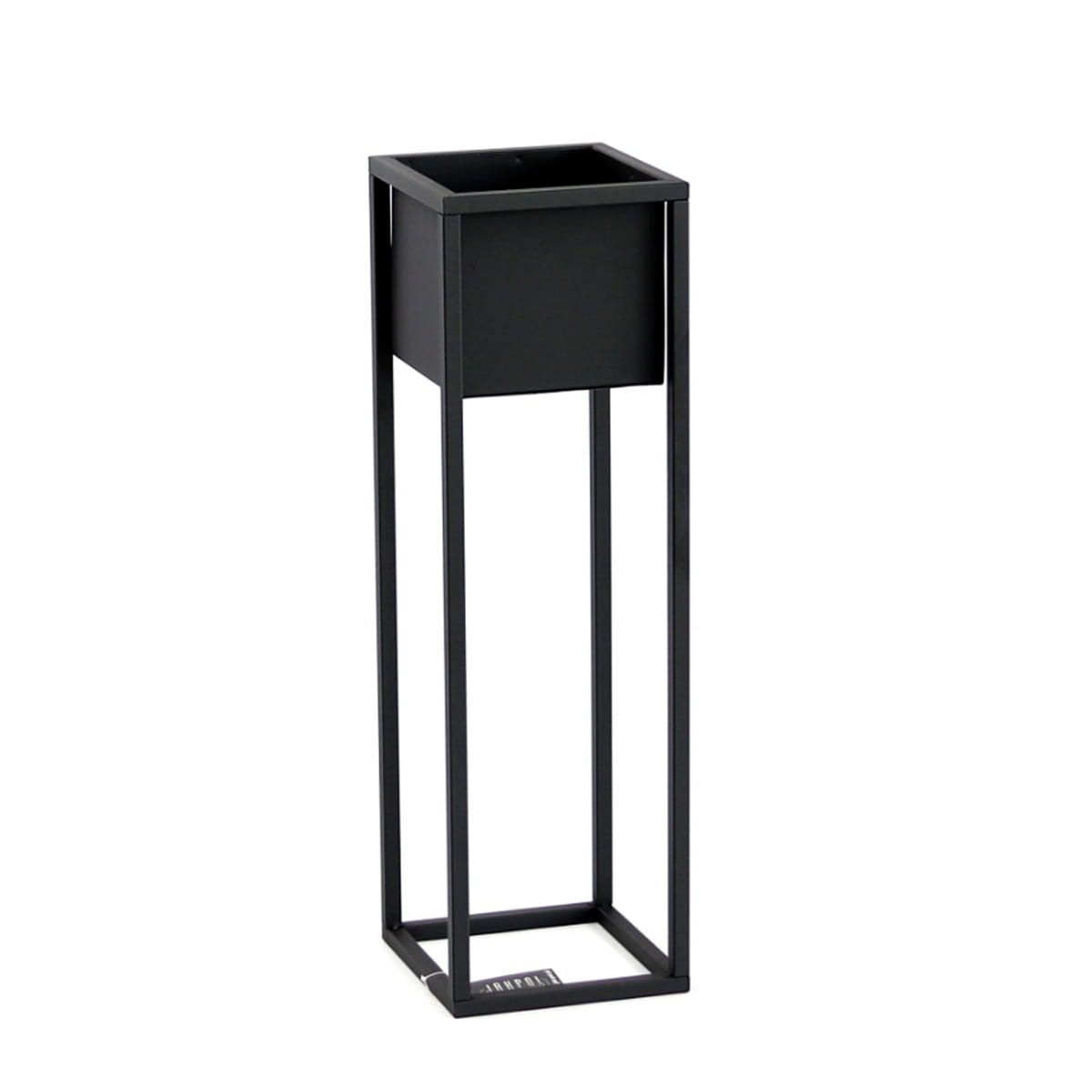 Kwietnik Metalowy Loft Stojak 70cm czarny skrzynka JakPol